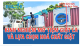 Tiệm Giặt Là Và Lựa Chọn Hoá Chất Giặt Là Phù Hợp